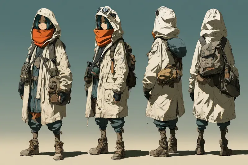 Wasteland Survivor Anime Character Sheets