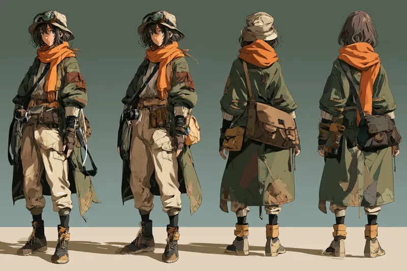 Wasteland Survivor Anime Character Sheets