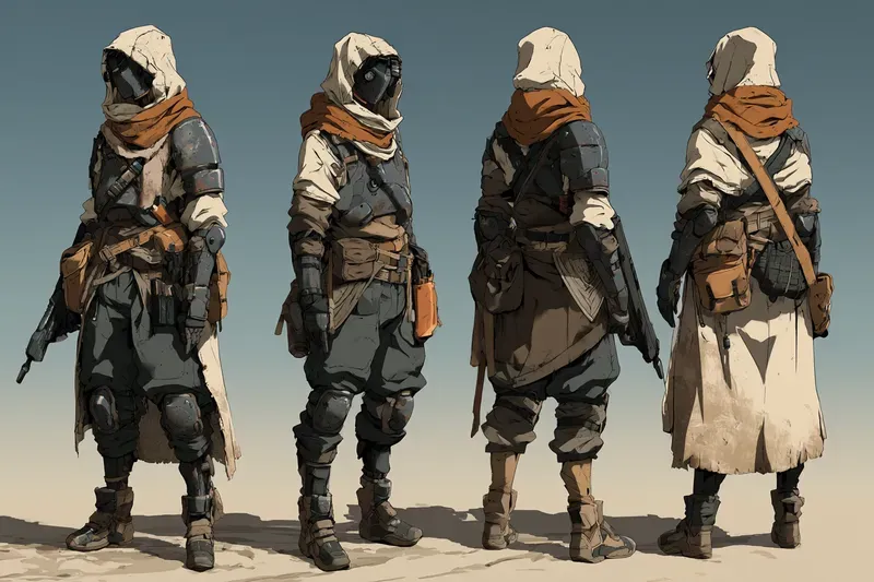 Wasteland Survivor Anime Character Sheets