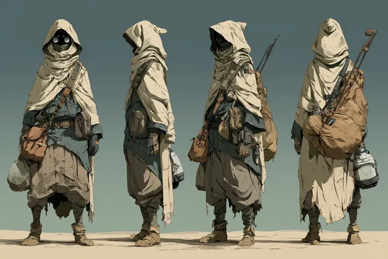 Wasteland Survivor Anime Character Sheets