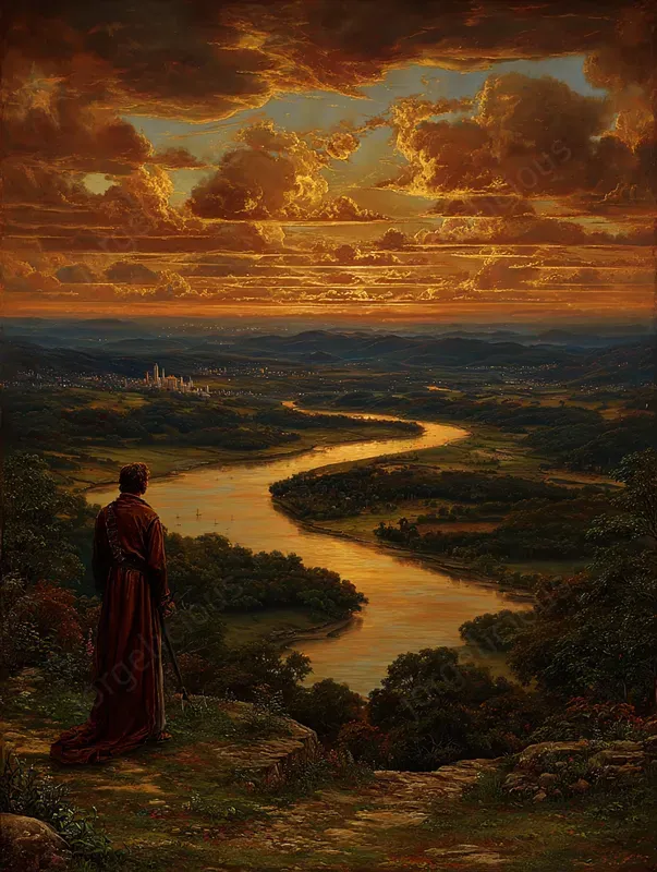 Epic Fantasy Oil Painting Landscapes