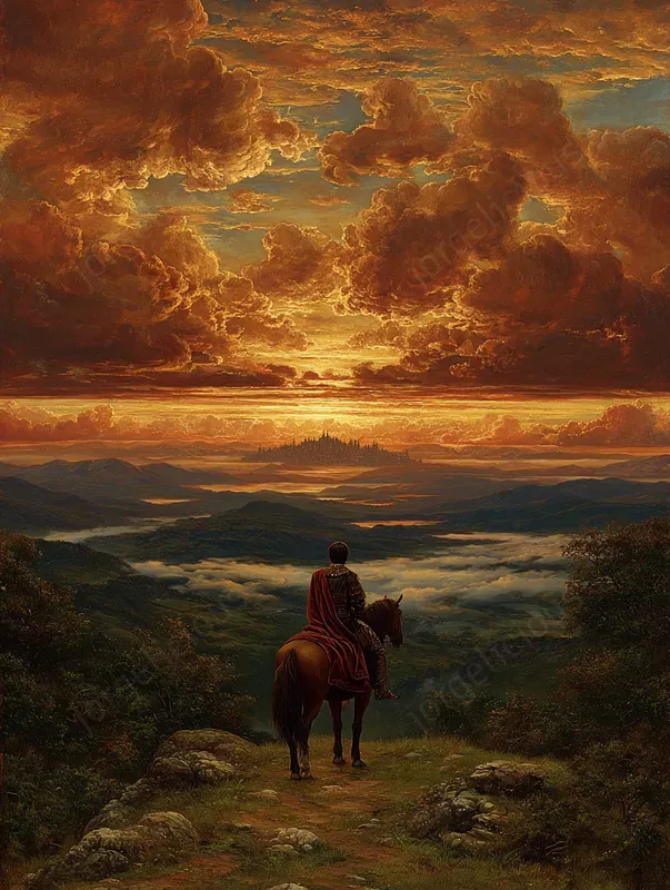 Epic Fantasy Oil Painting Landscapes