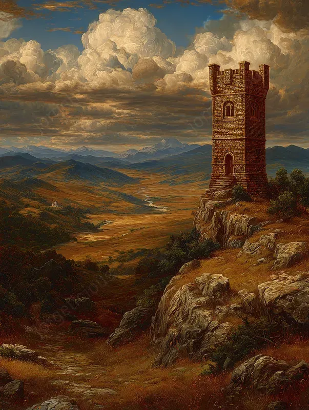 Epic Fantasy Oil Painting Landscapes