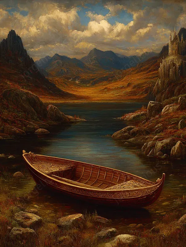Epic Fantasy Oil Painting Landscapes