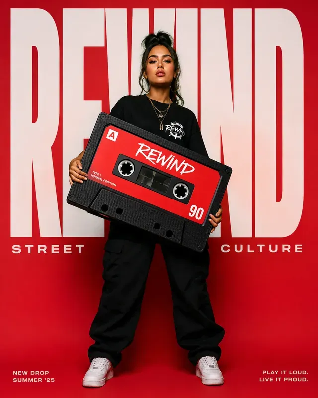 Streetwear Oversized Prop Portraits