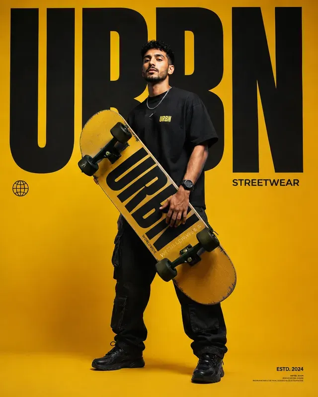 Streetwear Oversized Prop Portraits