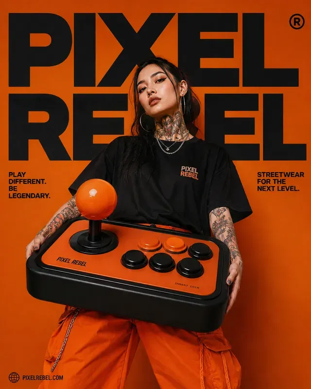Streetwear Oversized Prop Portraits