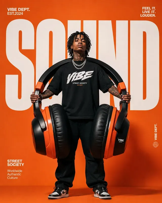 Streetwear Oversized Prop Portraits