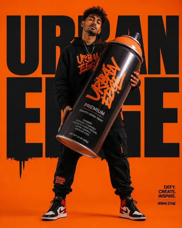 Streetwear Oversized Prop Portraits
