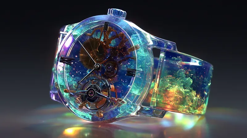 Luxury Iridescent Opal Watches