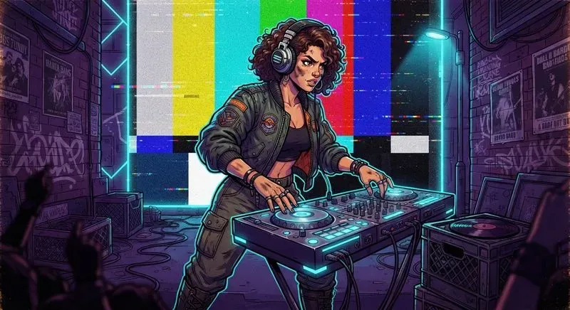 Retro Urban Comic Game Style