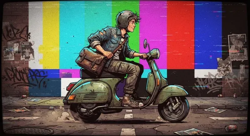 Retro Urban Comic Game Style