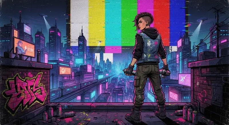 Retro Urban Comic Game Style
