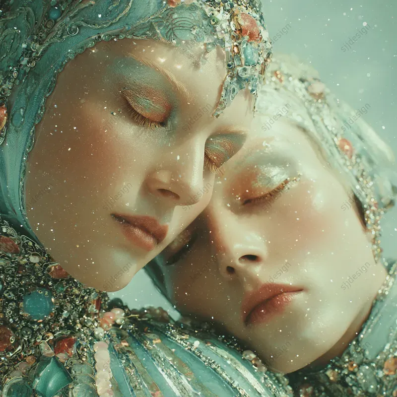 Jeweled Frost Fantasy Art