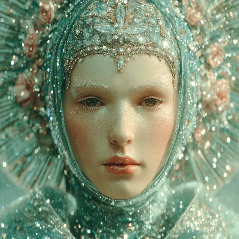 Jeweled Frost Fantasy Art