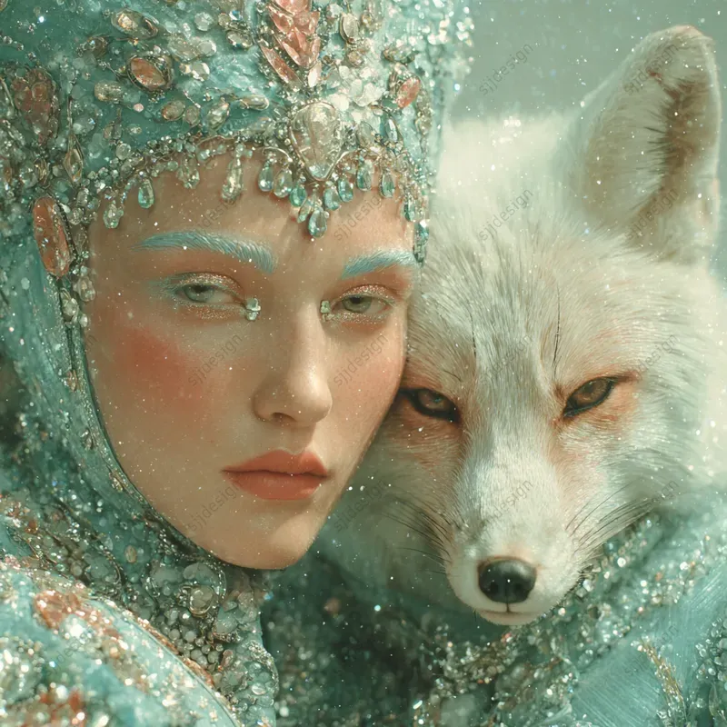 Jeweled Frost Fantasy Art