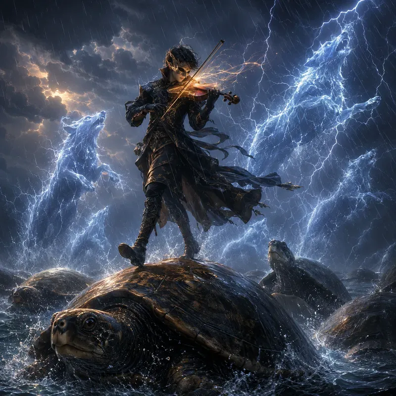 Whimsical Fantasy Peril Art