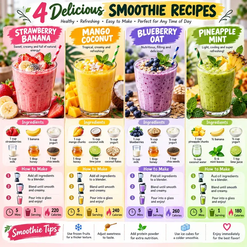 Premium Recipe Infographic Packs