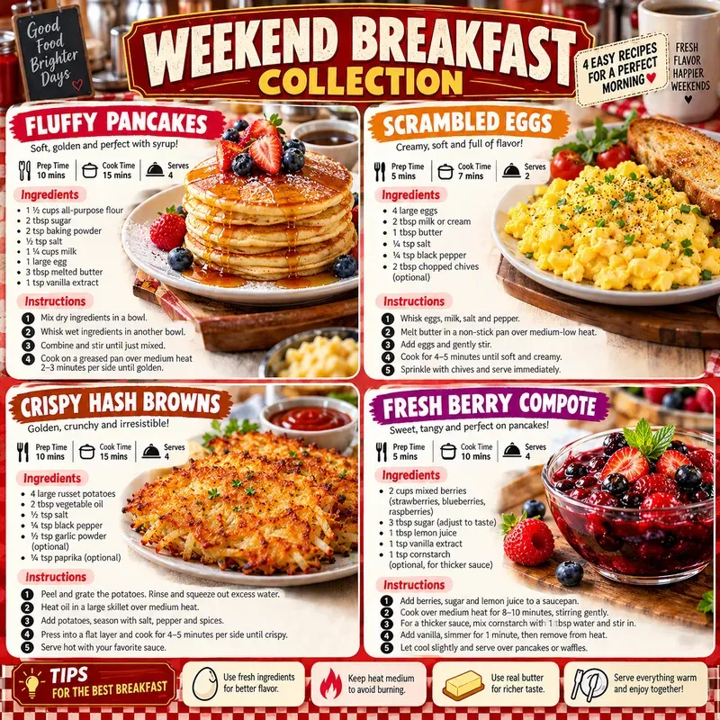 Premium Recipe Infographic Packs
