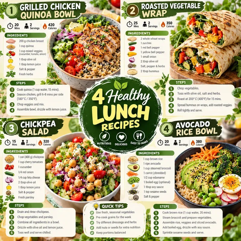 Premium Recipe Infographic Packs