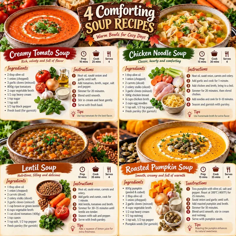 Premium Recipe Infographic Packs