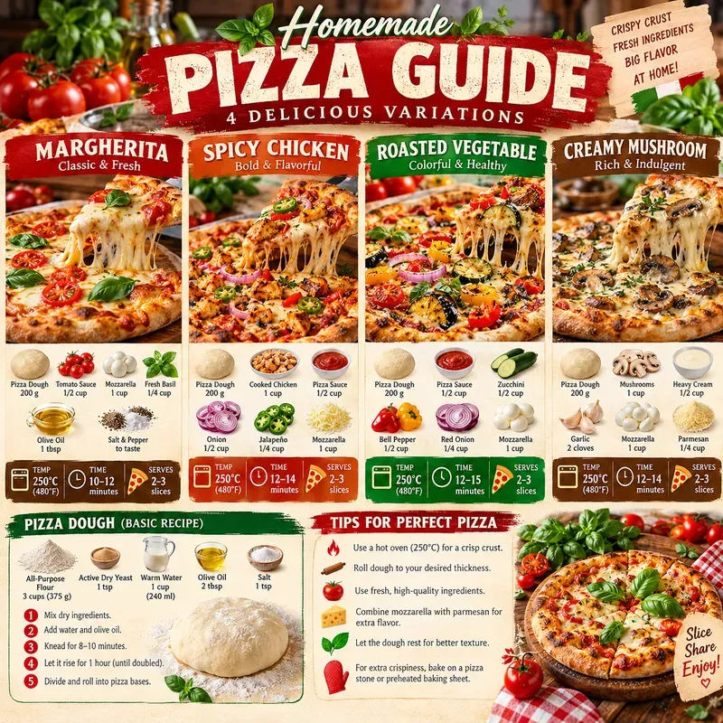 Premium Recipe Infographic Packs