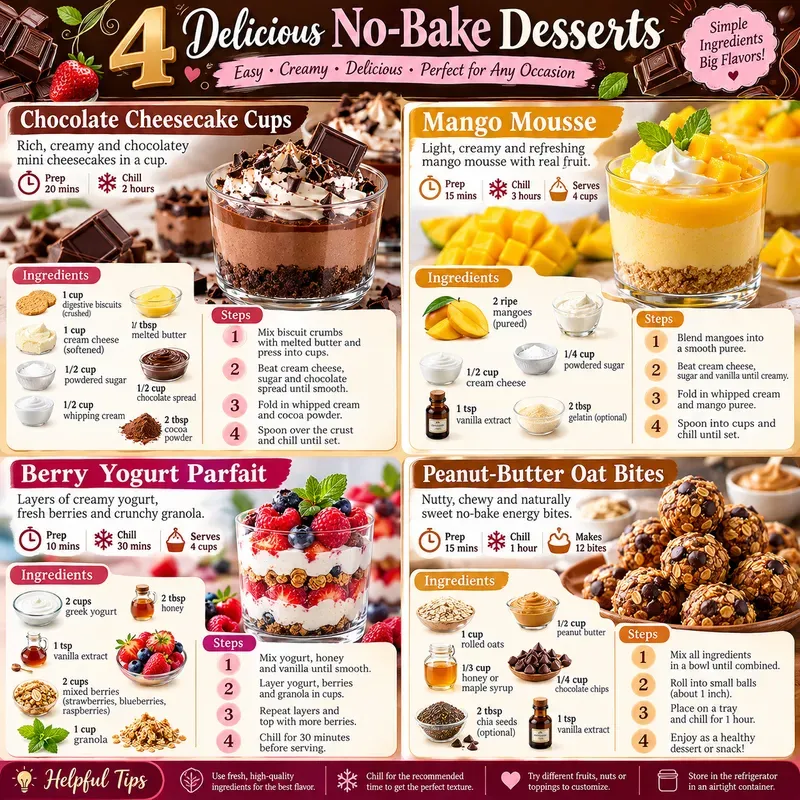 Premium Recipe Infographic Packs