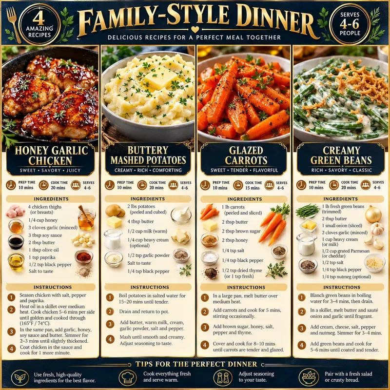 Premium Recipe Infographic Packs