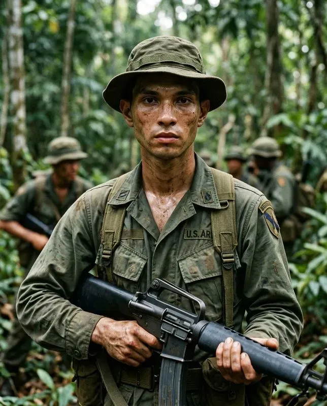 Vietnam Us Soldiers Exact 8in1