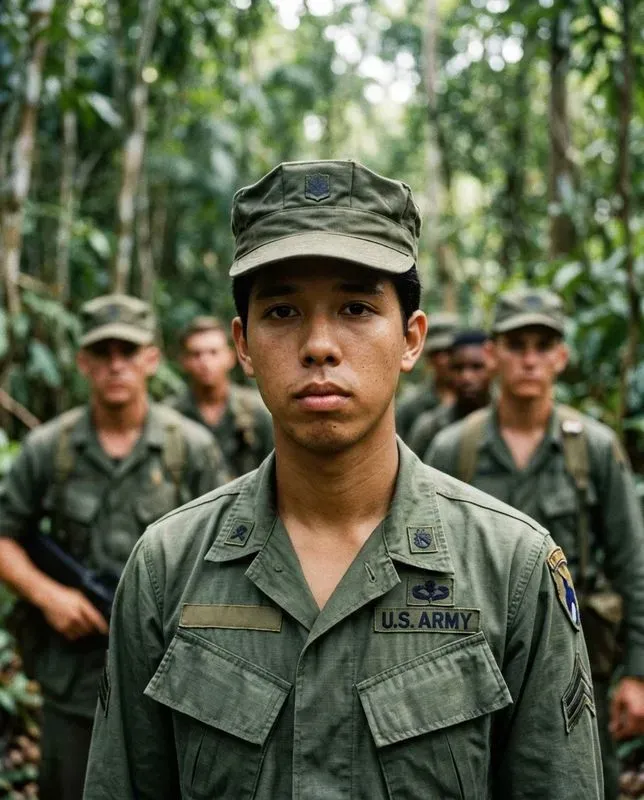 Vietnam Us Soldiers Exact 8in1