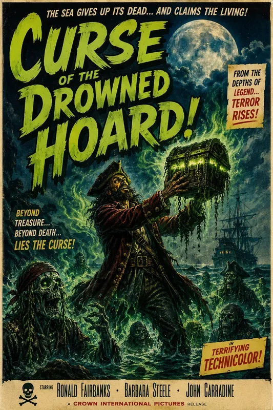 Neon Cosmic Horror Poster Makers
