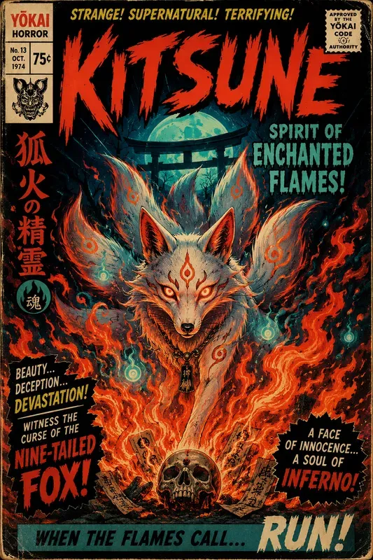 Neon Cosmic Horror Poster Makers