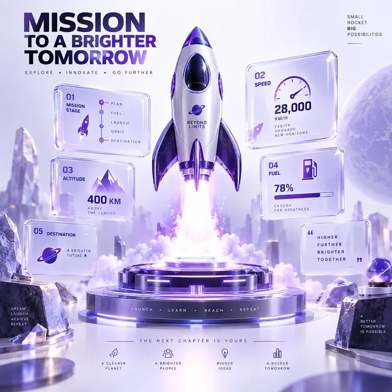 Premium 3D Infographic Poster Generator