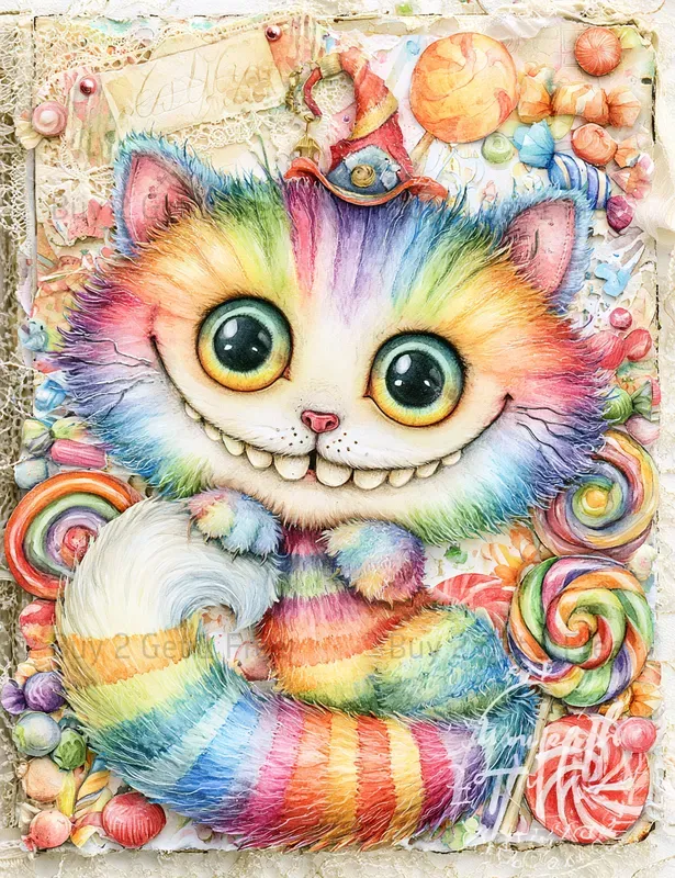 Alice In Candy Wonderland Junk Journals