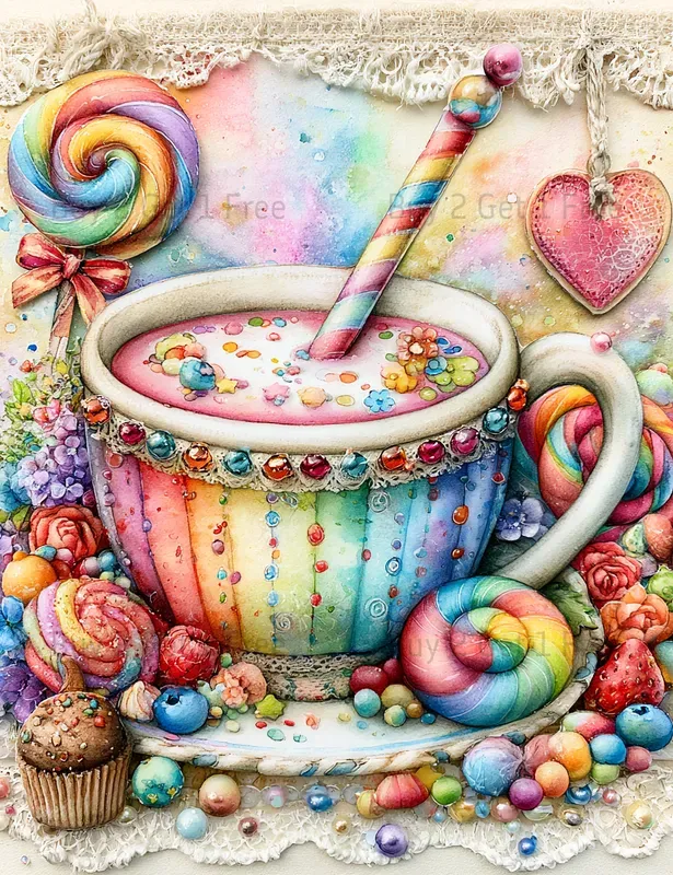 Alice In Candy Wonderland Junk Journals
