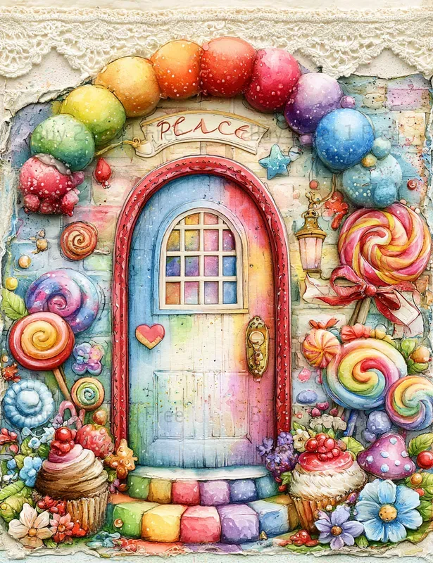 Alice In Candy Wonderland Junk Journals