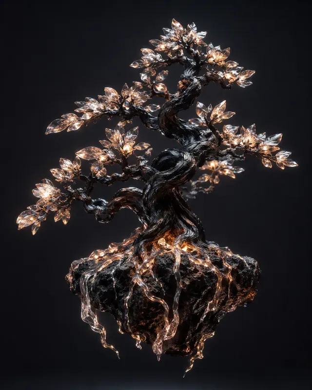 Alien Bonsai Fantasy Art