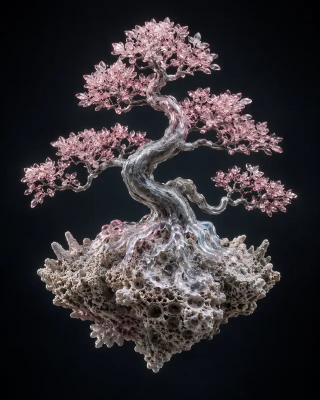 Alien Bonsai Fantasy Art