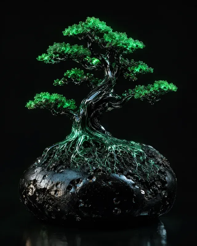 Alien Bonsai Fantasy Art