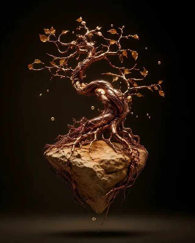 Alien Bonsai Fantasy Art