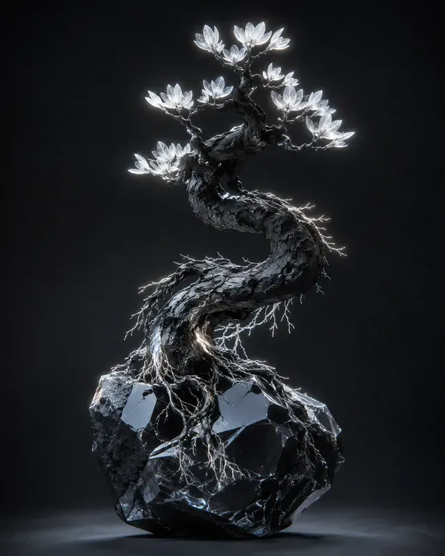 Alien Bonsai Fantasy Art