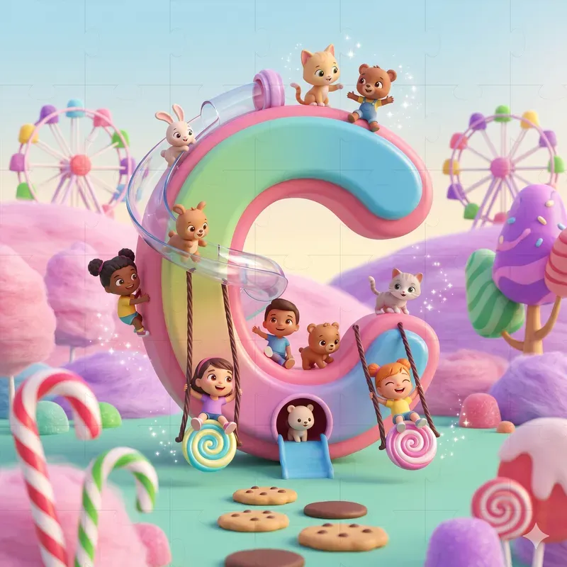 Kids 3D Alphabet Playgrounds