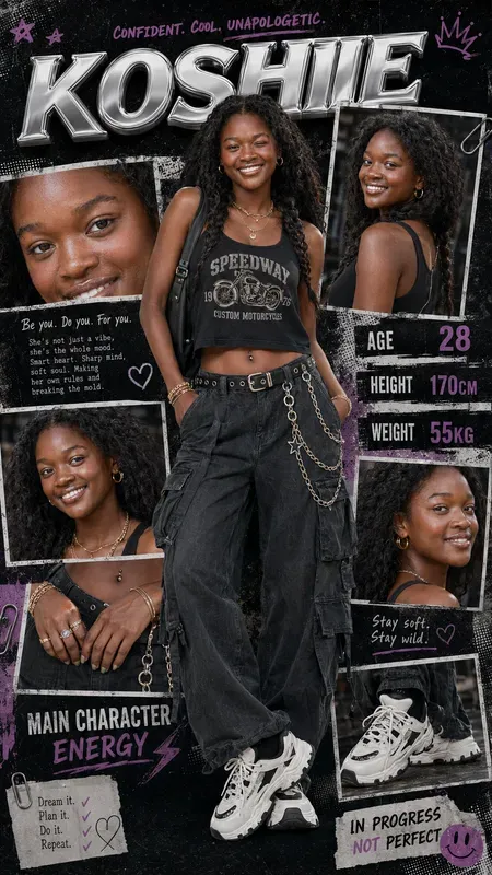 Y2k Fashion Character Posters
