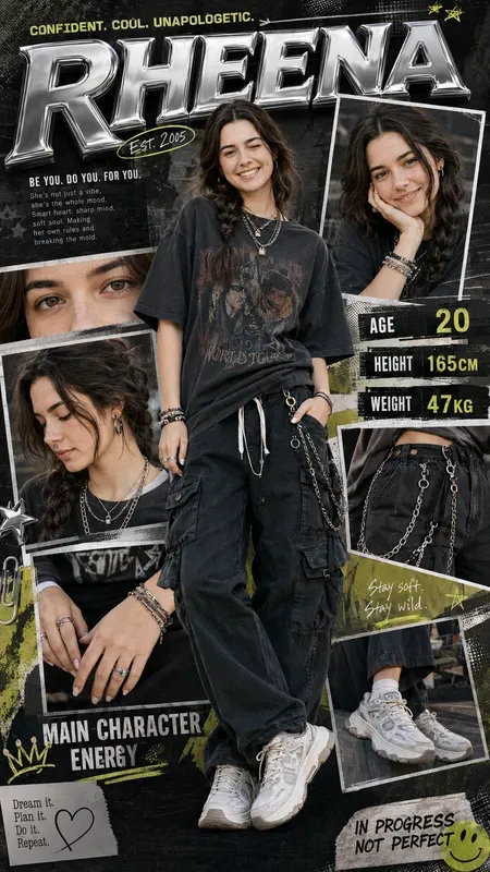 Y2k Fashion Character Posters