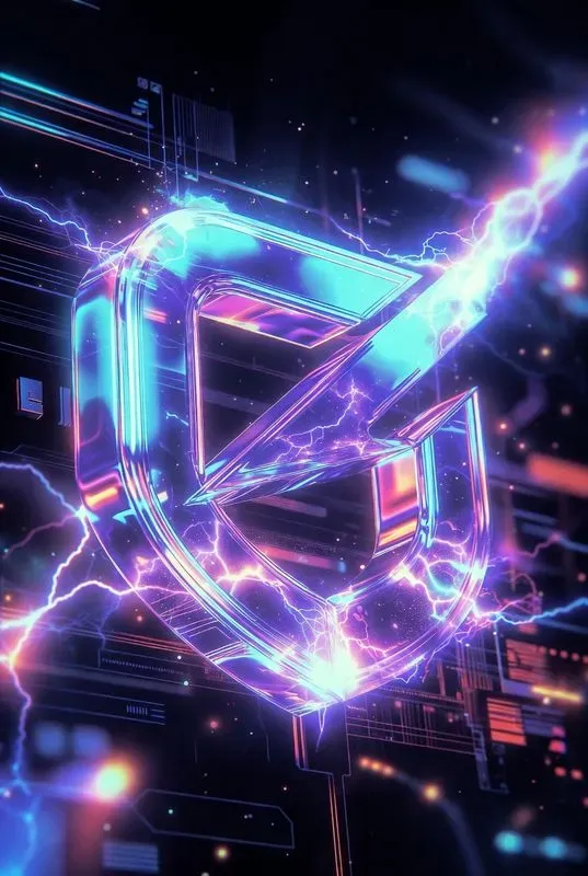Neon Energy Logo Generator 8K