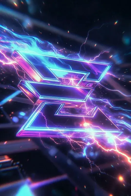 Neon Energy Logo Generator 8K