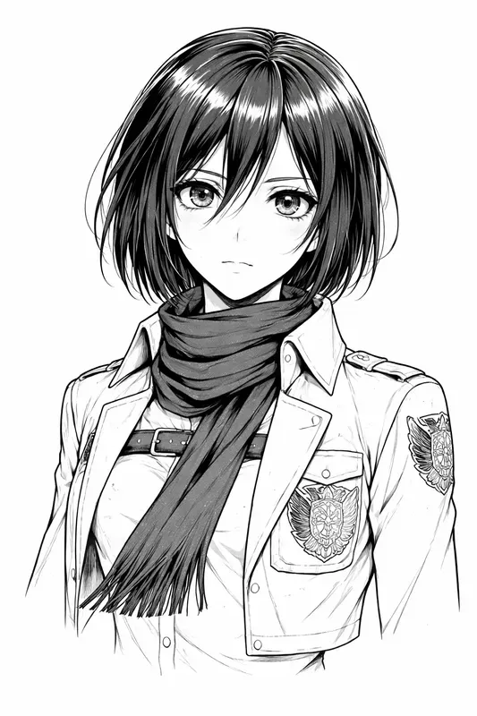 Anime Line Art Characters Manga Sketches