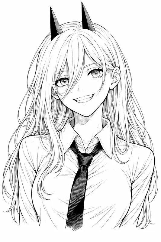 Anime Line Art Characters Manga Sketches