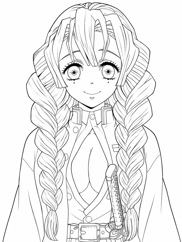 Anime Line Art Characters Manga Sketches