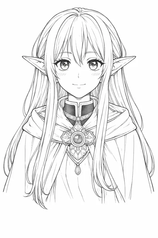 Anime Line Art Characters Manga Sketches